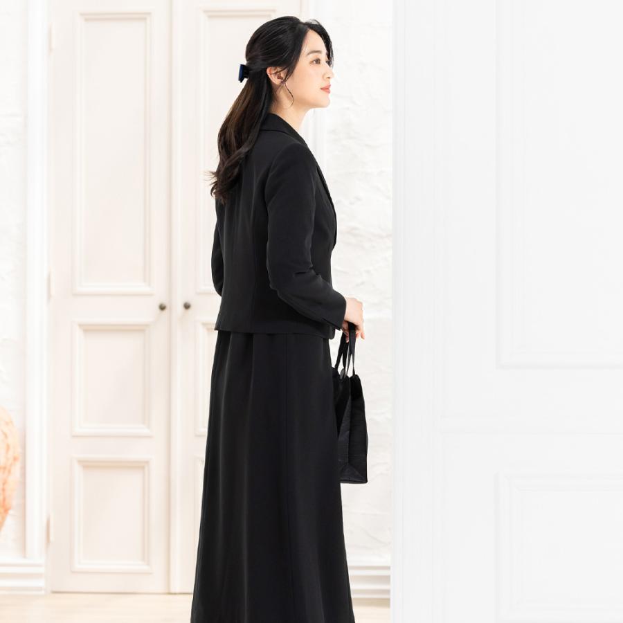 AddRouge 【洗える】 喪服 ブラックフォーマル 礼服 着丈が AddRouge 【洗える】 喪服 ブラックフォーマル 礼服 着丈が