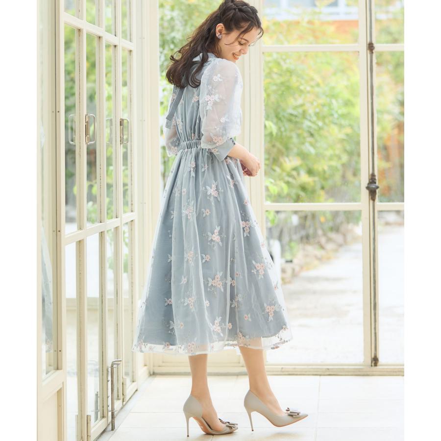 【美品】VALERIANE フレア袖チュールワンピースドレス　Lサイズ dsz0079_1_8_7_1200x1200.jpg?v=