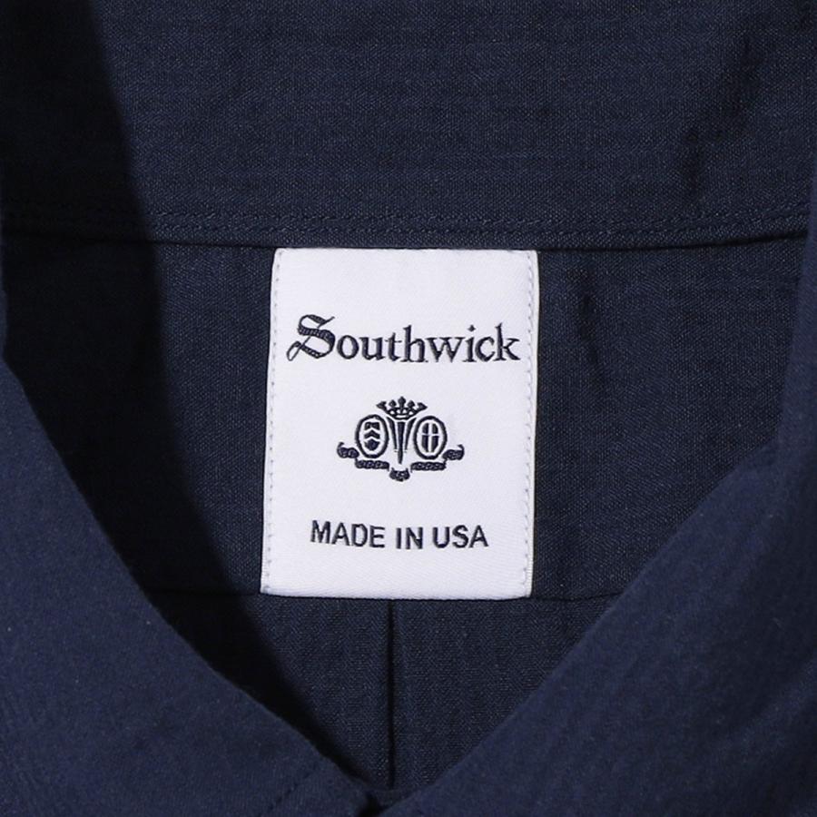 純正サイト Southwick: シアサッカー ボタンダウンシャツ S/S