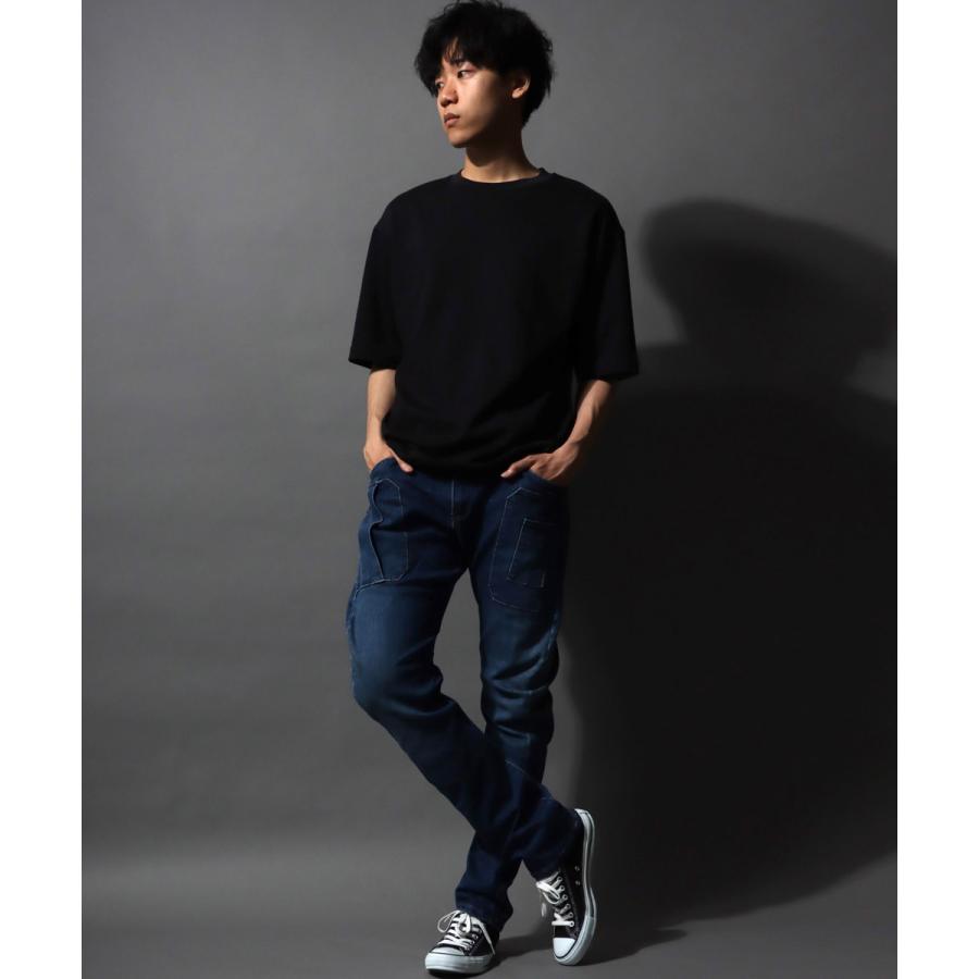 EDWIN（エドウィン） 【3D立体裁断】 ヘリクルー ストレッチデニム