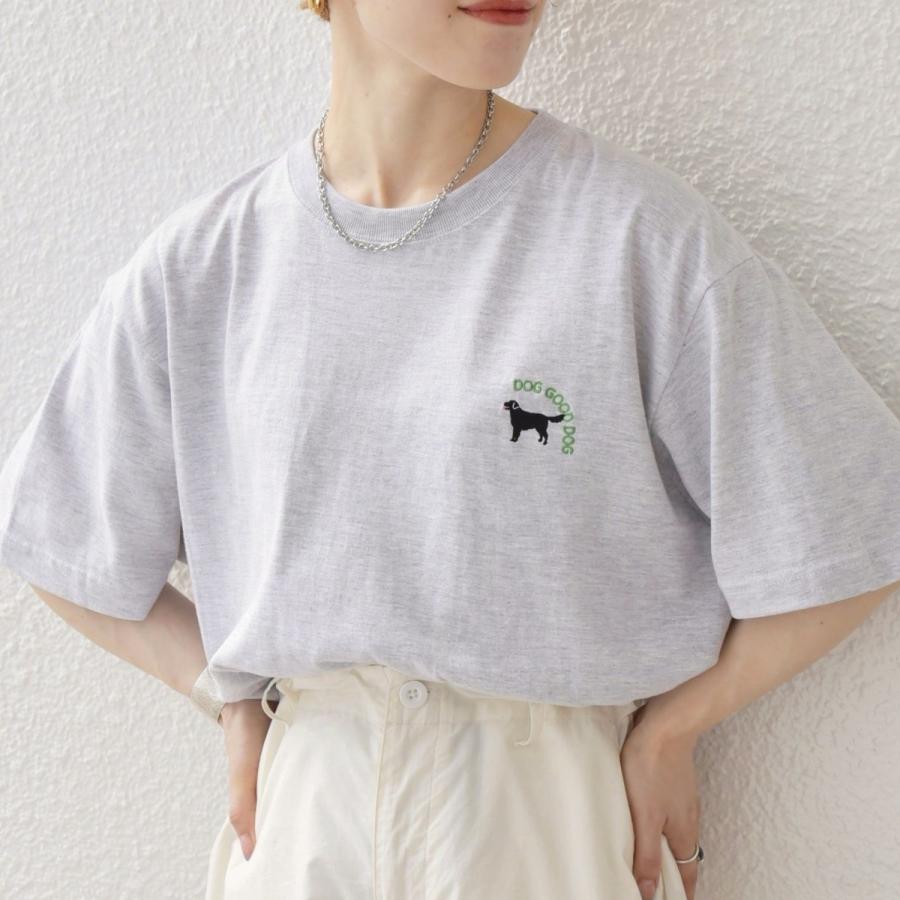 SHIPS any: ワンポイント ロゴ 刺繍 ”GOOD DOG” Tシャツ◇｜0101marui｜04
