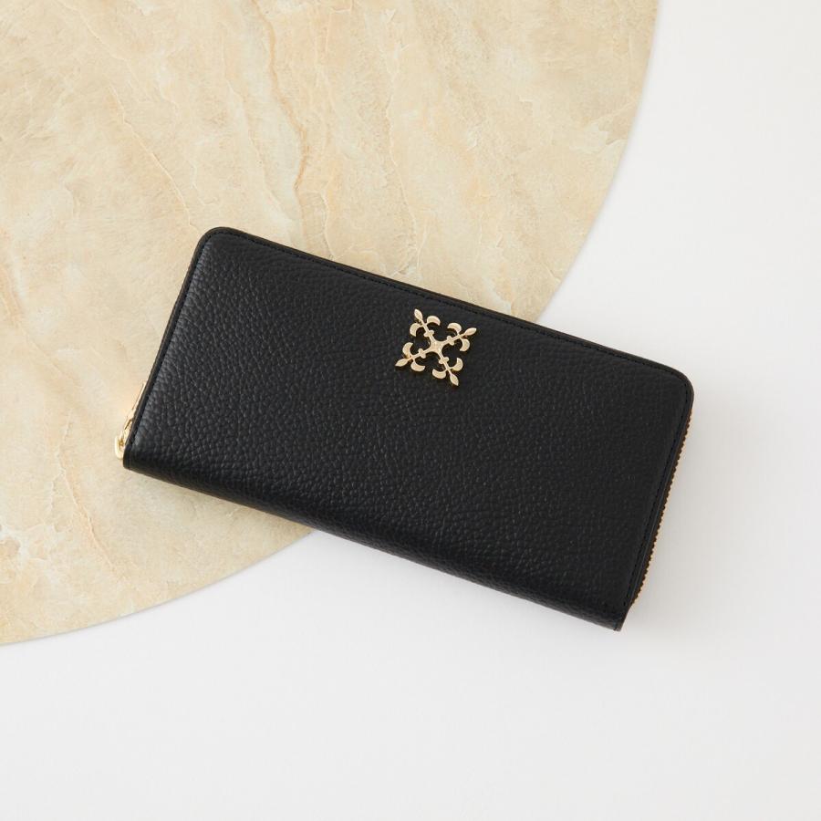 russet（ラシット） モノグラムプレートラウンドジップウォレット(SO