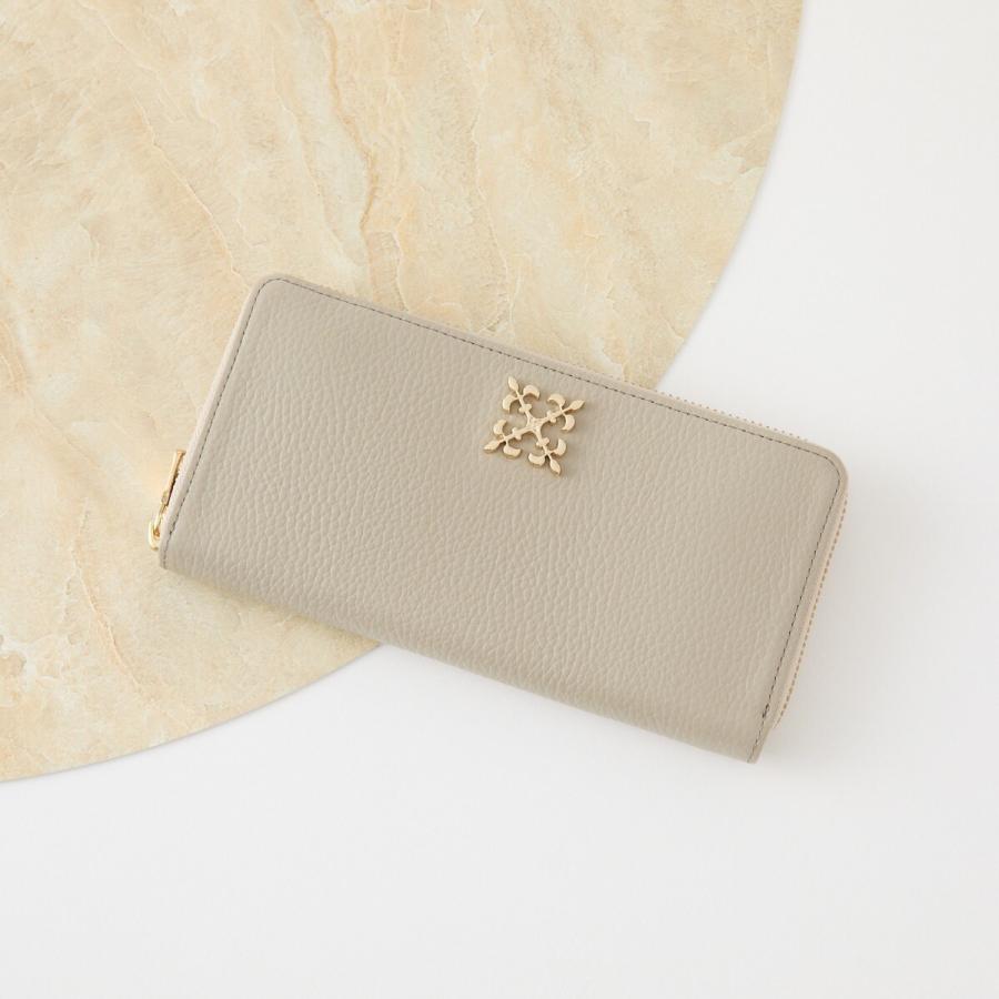 russet（ラシット） モノグラムプレートラウンドジップウォレット(SO