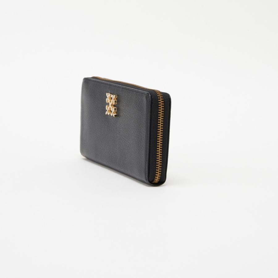 russet（ラシット） モノグラムプレートラウンドジップウォレット(SO