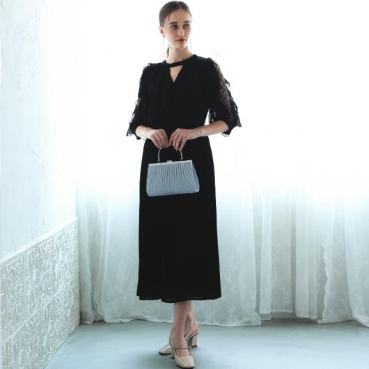 PREFERIR（プレフェリール） ラッフルキーホールネックワンピース 結婚