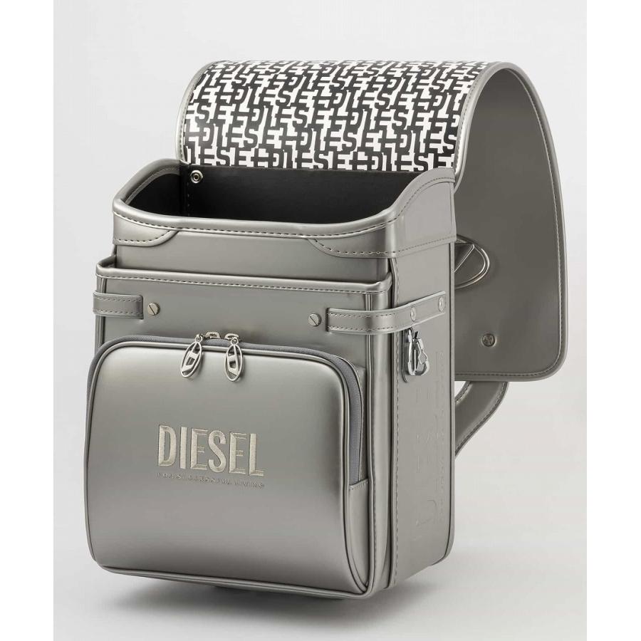 【m】DIESEL ディーマーク シルバー ランドセル DIESEL（ディーゼル） METAL D-MARK (メタル ディー マーク)ランドセル