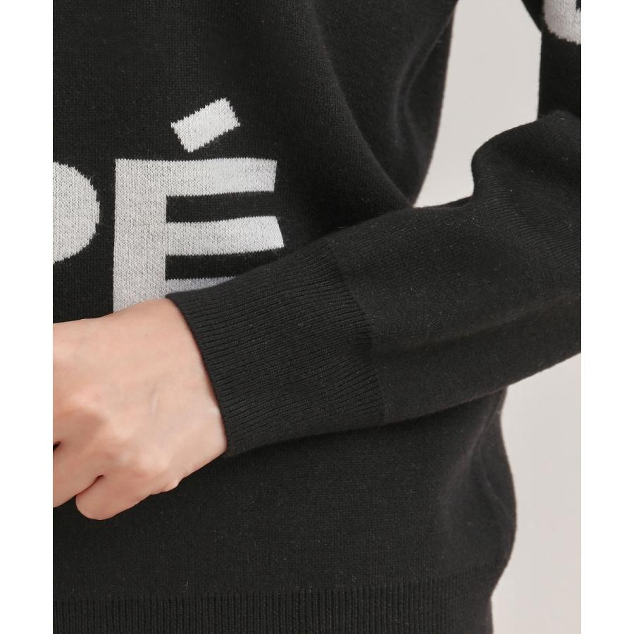 JUN&ROPE'（ジュンアンドロペ） BIGロゴグラフィック長袖ニットプル