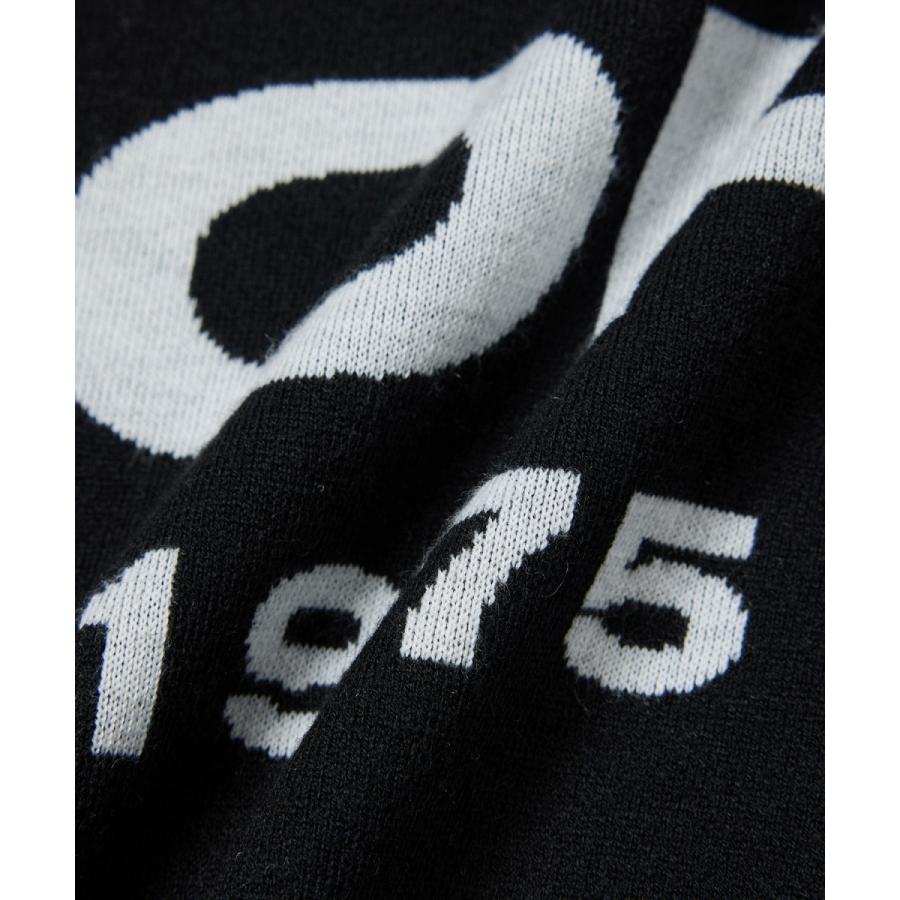 JUN&ROPE'（ジュンアンドロペ） BIGロゴグラフィック長袖ニットプル