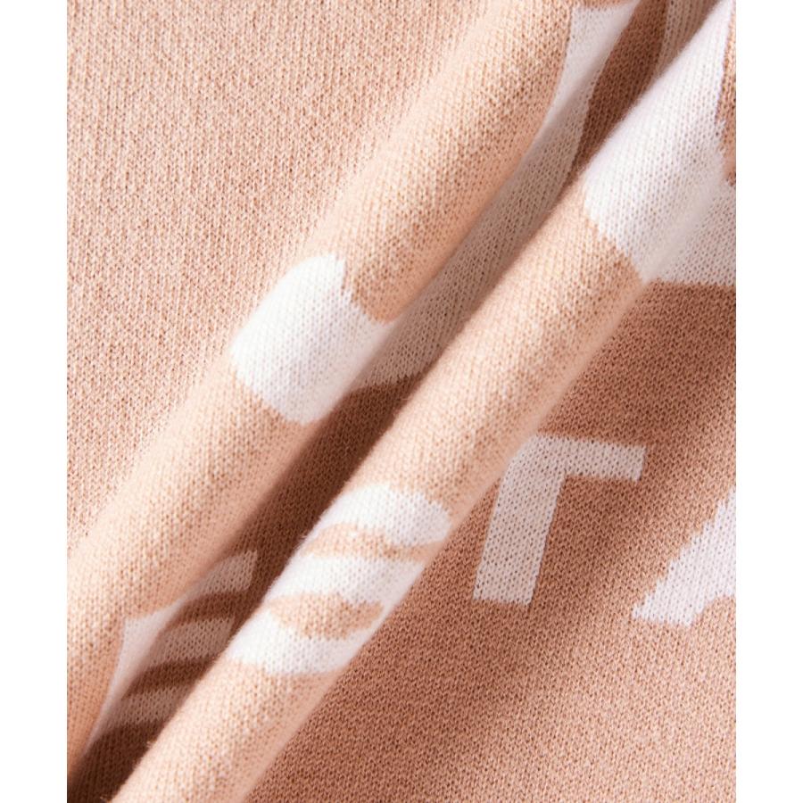 JUN&ROPE'（ジュンアンドロペ） BIGロゴグラフィック長袖ニットプル