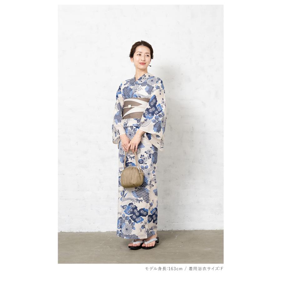 浴衣2点セット レディース （浴衣＋帯）_6