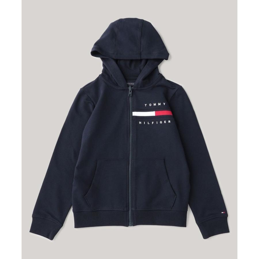 BOYS リブインサートジップスルーパーカーの画像
