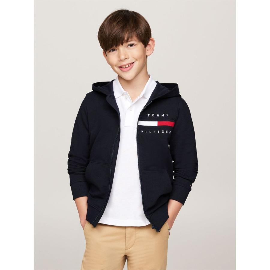 BOYS リブインサートジップスルーパーカーの画像