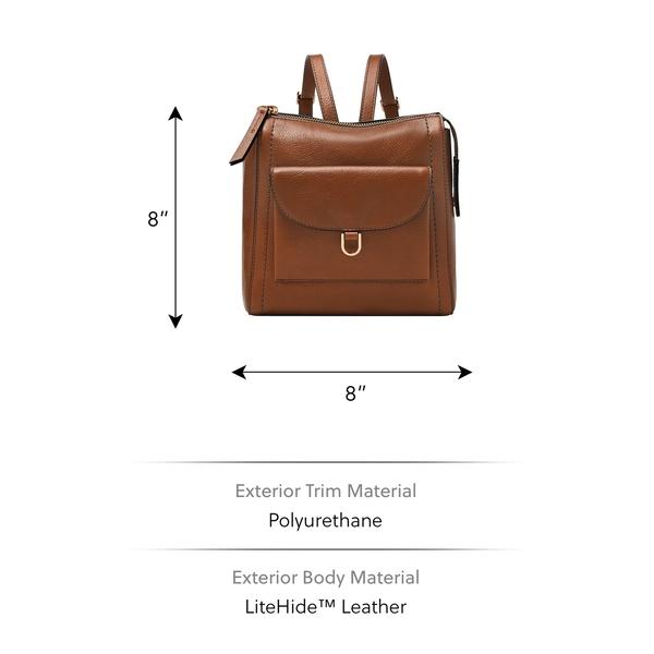 FOSSIL（フォッシル） リュックサック レディース レザー ブラウン
