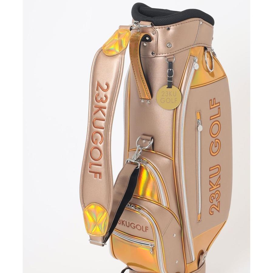 23区GOLF 主役級の華やかさ【UNISEX】ホログラム キャディバッグ