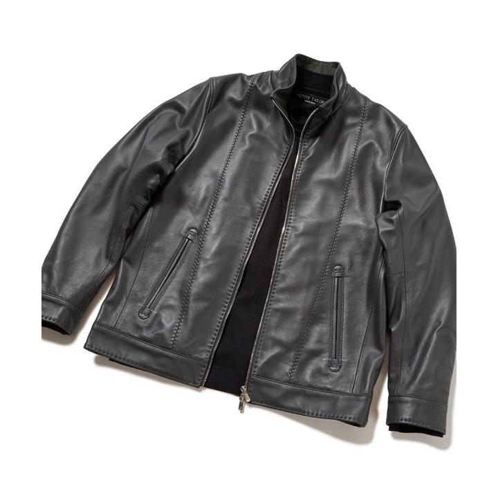 MEN'S BIGI（メンズビギ） クロームタンニングレザージャケット