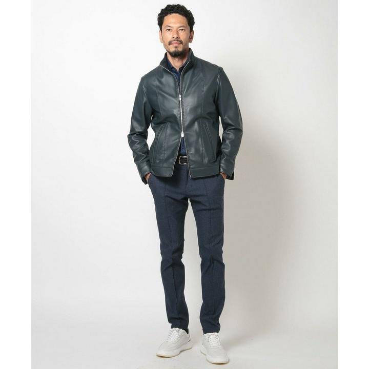 MEN'S BIGI（メンズビギ） クロームタンニングレザージャケット