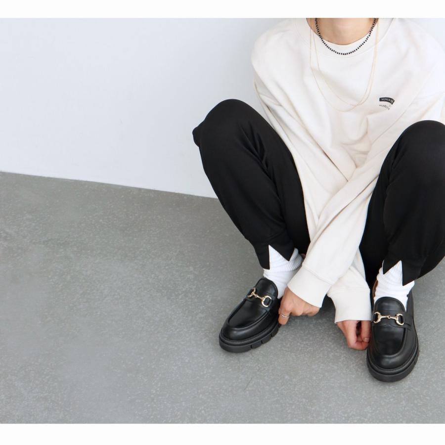 CORSO ROMA 9◇4cmヒール◇トラックソールビットローファー : マルイ