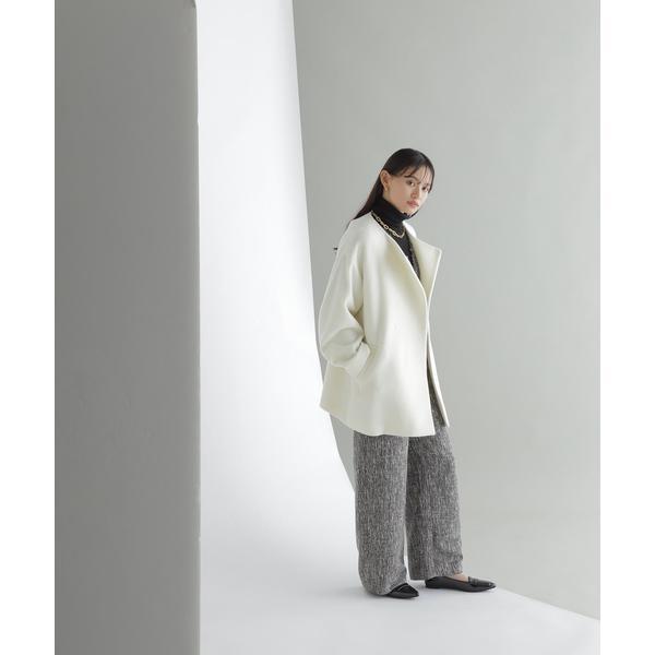 オーバーフォルムハーフコート M NATURAL BEAUTY BASIC Amazon | [ナチュラルビューティーベーシック] アウター