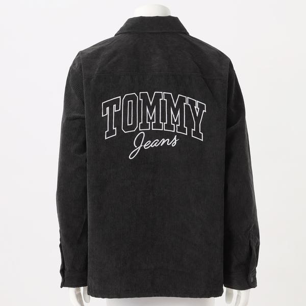 【秋セール】 JEANS チャンキーコーデュロイシャケット 白 TOMMY JEANS TJMチャンキーコーデュロイスケートシャケット