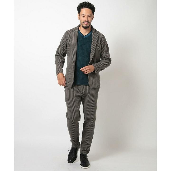 MEN'S BIGI（メンズビギ） たて畝ニットジャージイージーパンツ