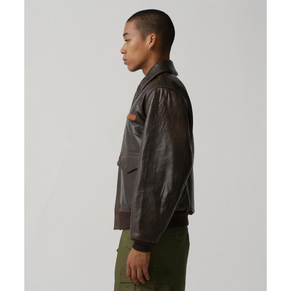 AVIREX A-2 FLIGHT JACKET ANTIQUE LANB / フライトジャケット AVIREX A-2 FLIGHT JACKET ANTIQUE LANB / フライトジャケット