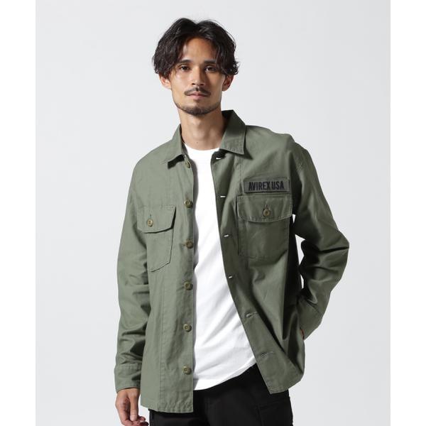 AVIREX（アヴィレックス） LONG SLEEVE FATIGUE SHIRT ／ 長袖 