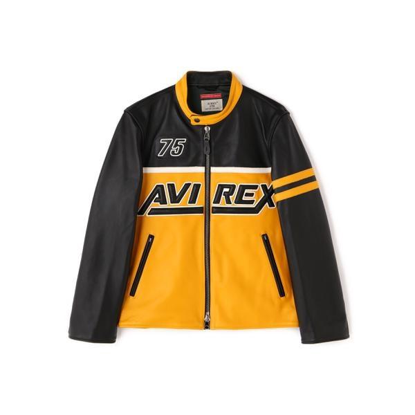 AVIREX 《COLLECTION》LEATHER RACING JACKET ／ レザー レーシング 