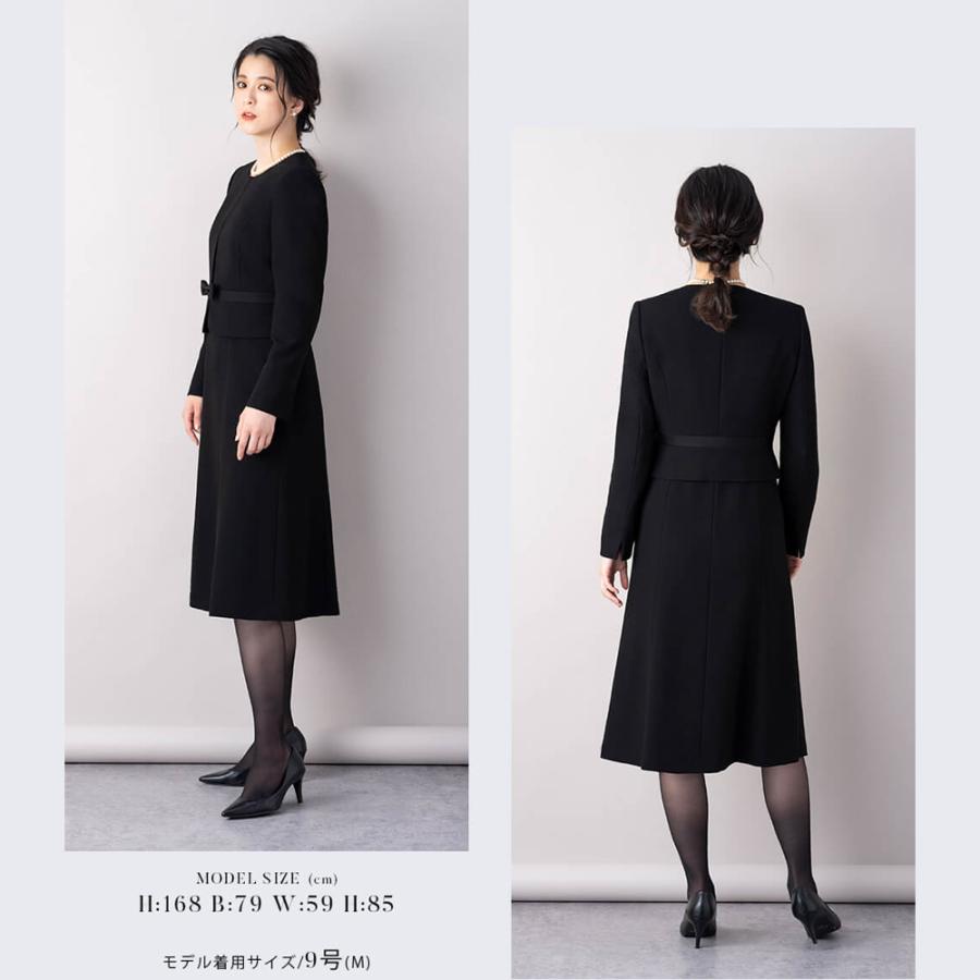 ルルコ（Lurco）/ブラックフォーマル 喪服 レディース スーツ ワンピース 前開き 洗える 授乳対応 Lurco（ルルコ） ブラックフォーマル 喪服 レディース スーツ