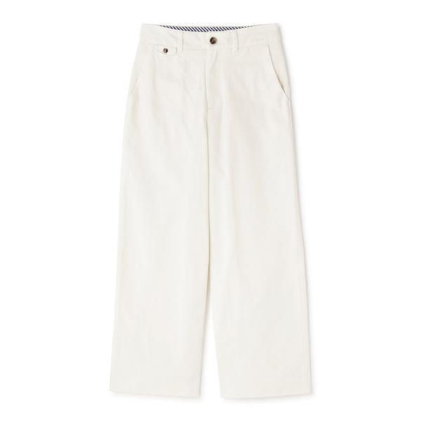 human woman（ヒューマンウーマン） ◇甘撚コットンチノパンツ