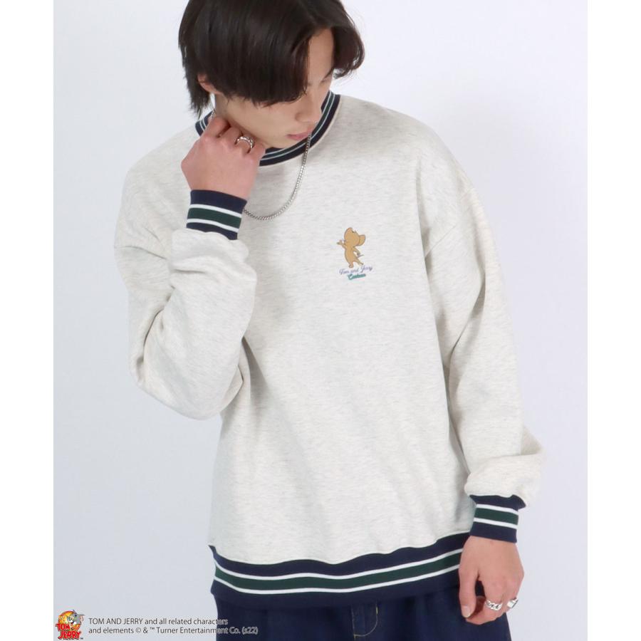 TOM＆JERRY トムとジェリー】 キャラクター プリント スウェット