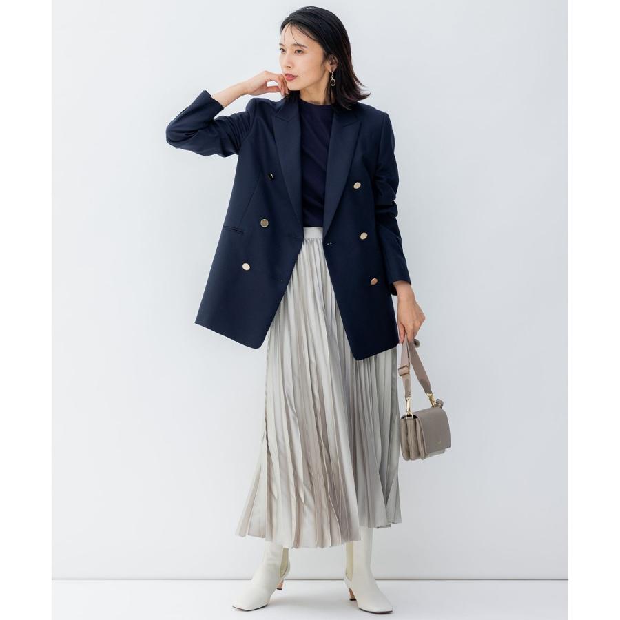 美品 23区 ウーステッドウールツイル 紺ブレ ジャケット ウーステッドウールツイル 紺ブレ ジャケット / 23区 | ファッション