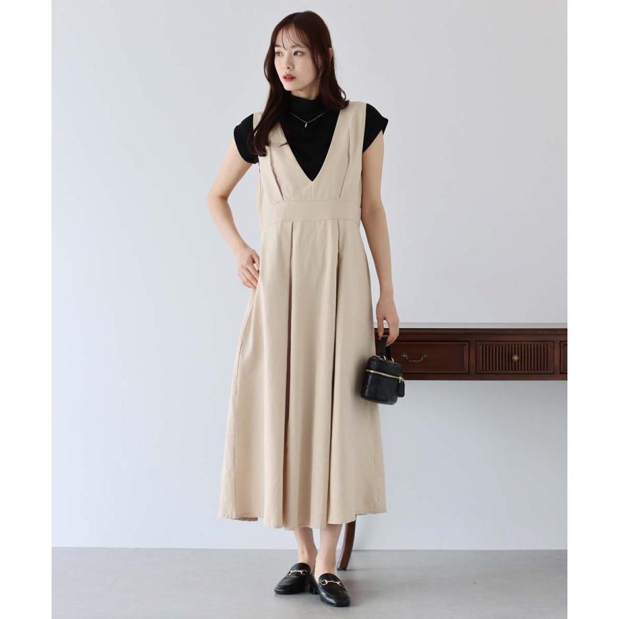 BLUEEAST（ブルーイースト） コットン＆ツイードフレアジャンスカ