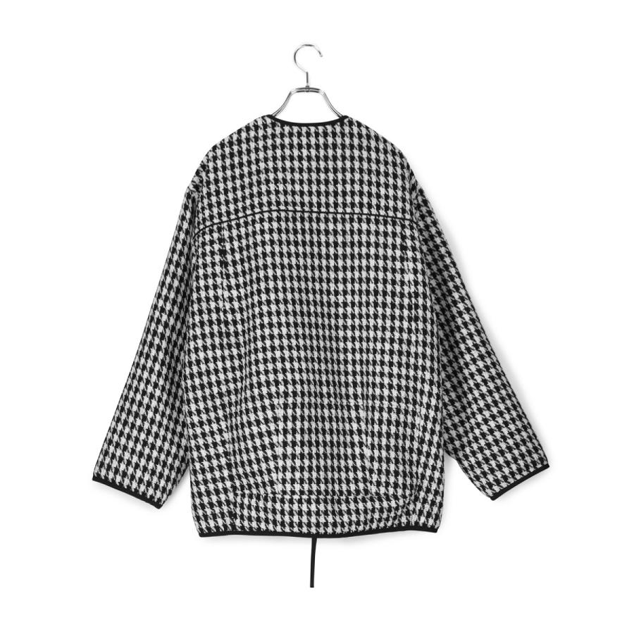 ADAM ET ROPE' リバーシブルツイードブルゾン ADAM ET ROPE'（アダムエロペ） 【WEB限定】リバーシブルツイード