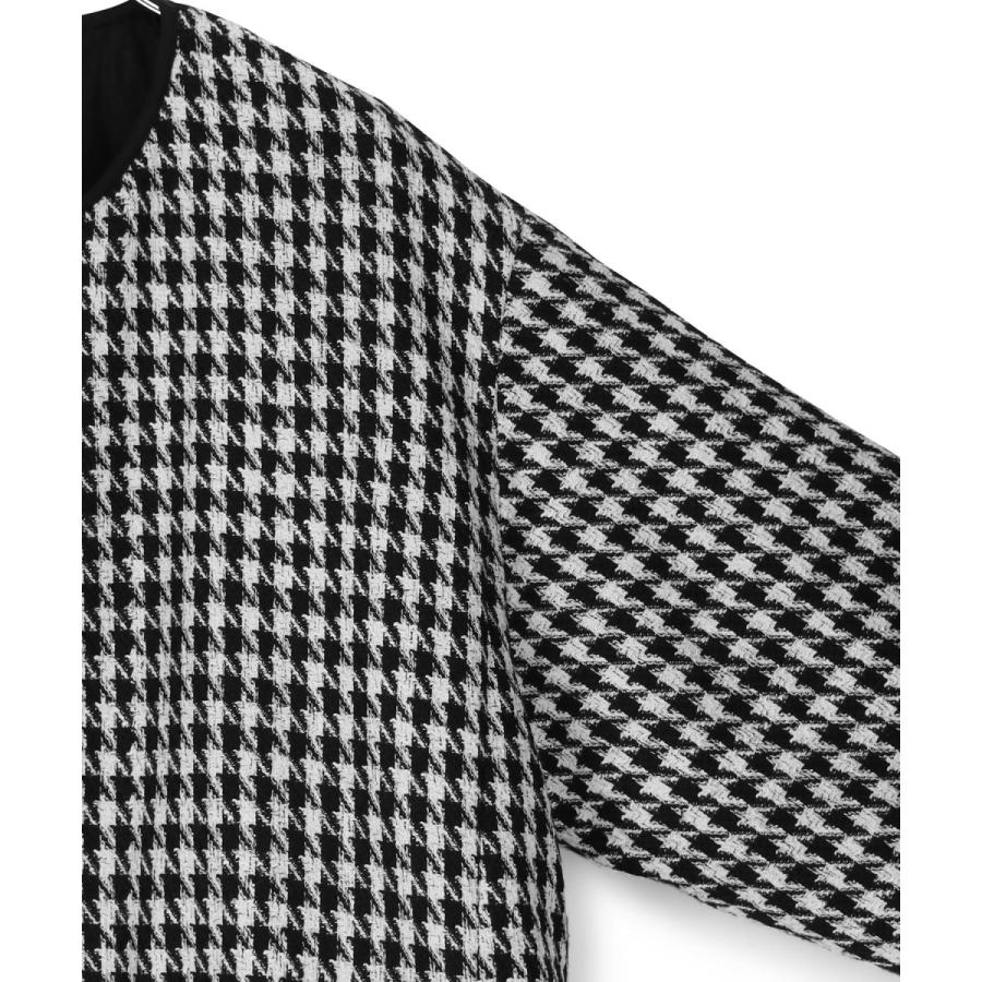 ADAM ET ROPE' 【WEB限定】リバーシブルツイードブルゾン