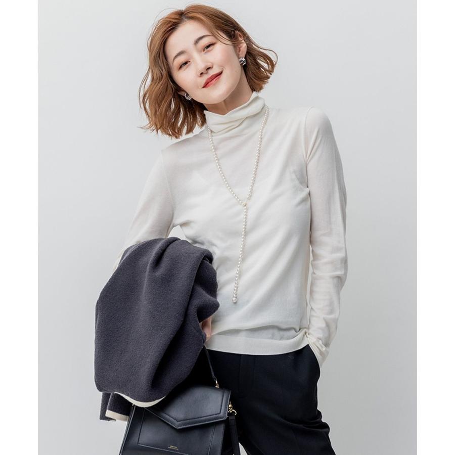 23区 【洗える】スムージーコットン シアー ニット : マルイ