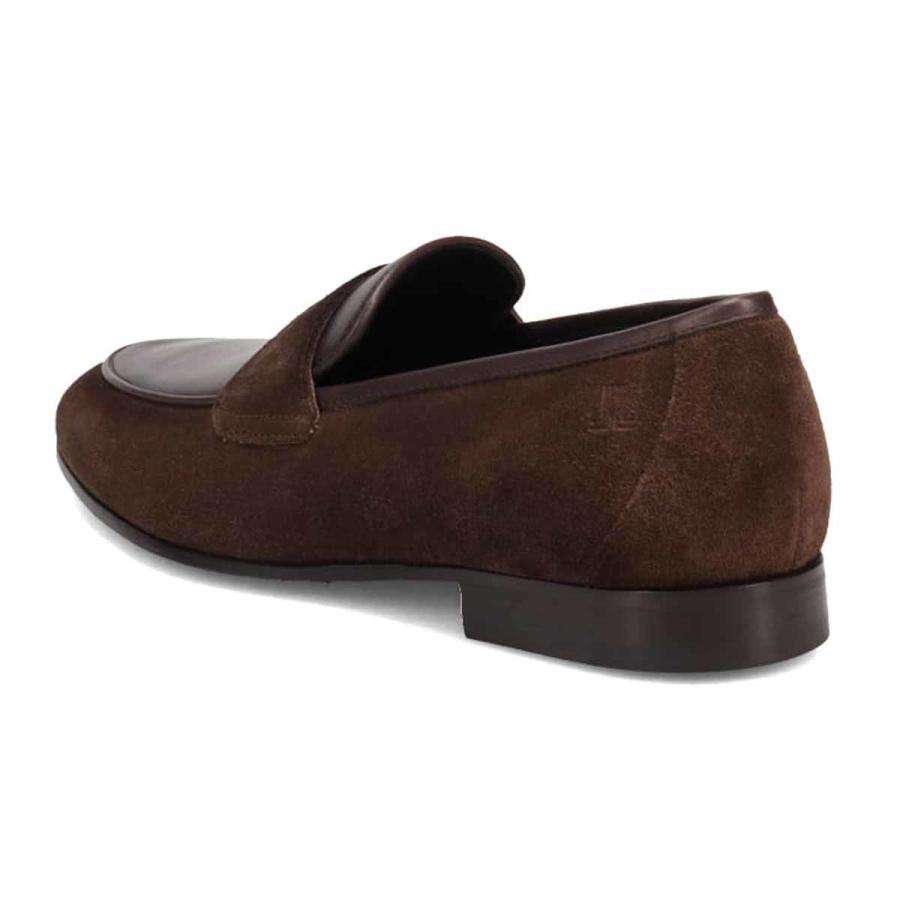 LANVIN COLLECTION コンビネーション ローファー スウェード ランバン コレクション LANVIN COLLECTION チェーンモチーフ 靴