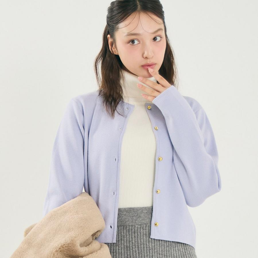 coca（コカ） 【新色登場】金ボタン ニット カーディガン 全7色