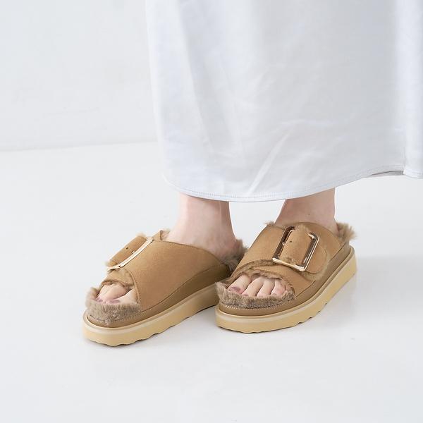 collex 【MOHI/モヒ】ファーサンダル シングルベルト : マルイ