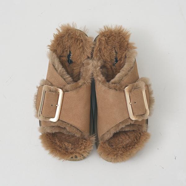 collex 【MOHI/モヒ】ファーサンダル シングルベルト : マルイ