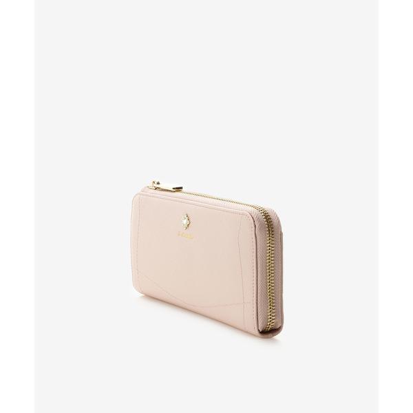 新品 & chouette ビジューL字ファスナー長財布 & chouette 財布 ビジューL字ファスナー長財布 レディース
