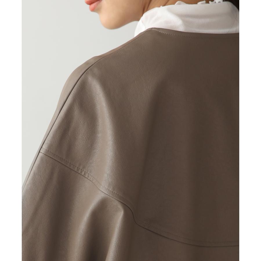 Bou Jeloud（ブージュルード） レザーフリルスリーブレイヤード