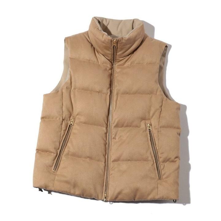 MEN'S BIGI（メンズビギ） コマスエード ストレッチダウンベスト