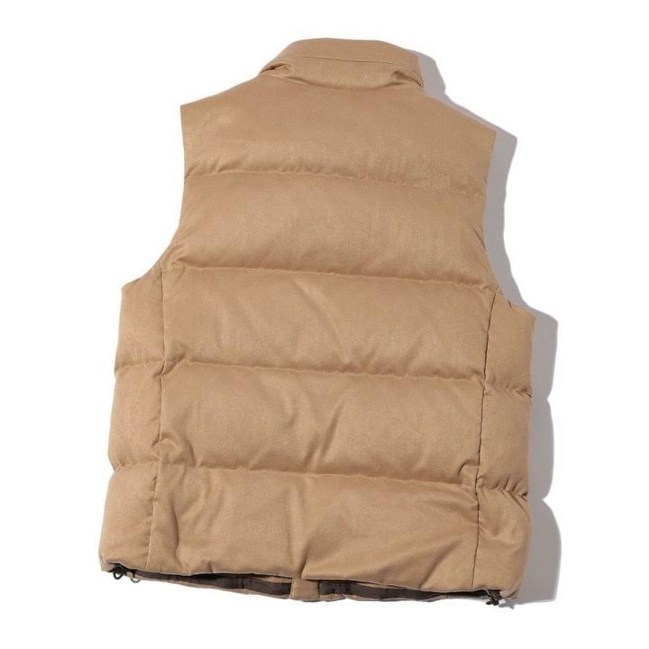 MEN'S BIGI（メンズビギ） コマスエード ストレッチダウンベスト