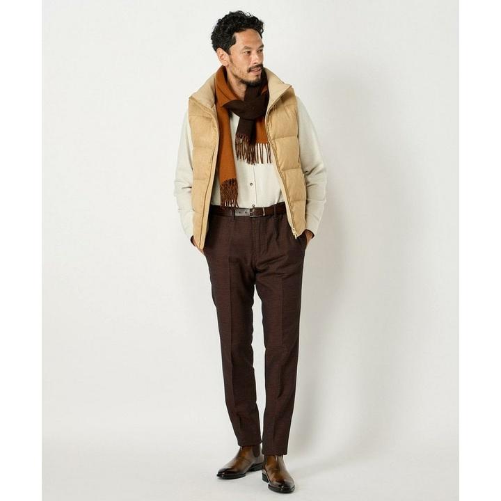 MEN'S BIGI（メンズビギ） コマスエード ストレッチダウンベスト