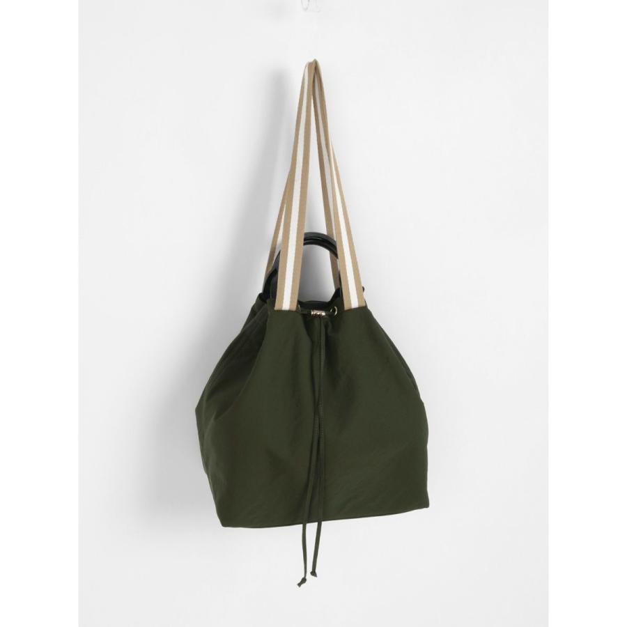 nouer（ヌエール） WEBmall限定カラー ラインテープ2WAY巾着トート