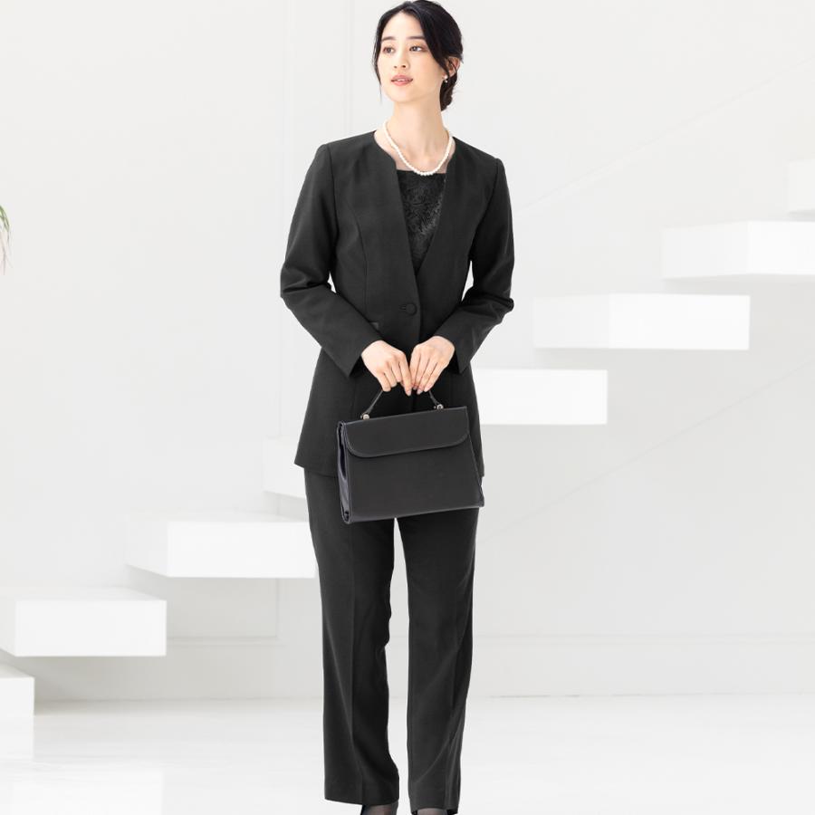 AddRouge 【洗える / 抗菌消臭】 喪服 ブラックフォーマル 礼服