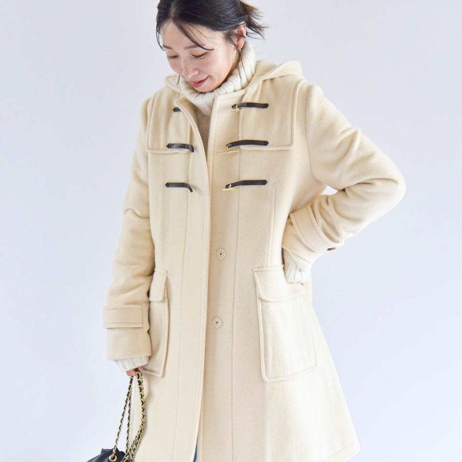 Aラインダッフルコート mizuiro ind (ミズイロインド) A line duffle coat / エーライン