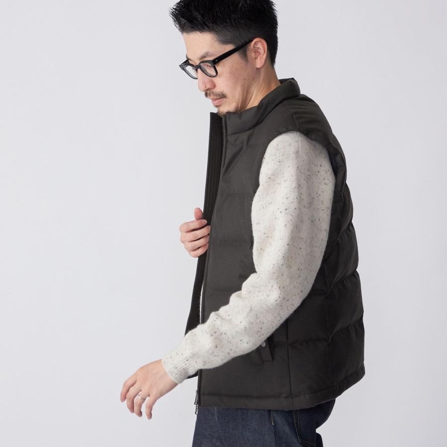 SHIPS（シップス） SHIPS: ウールファブリック ダウン ベスト : マルイ