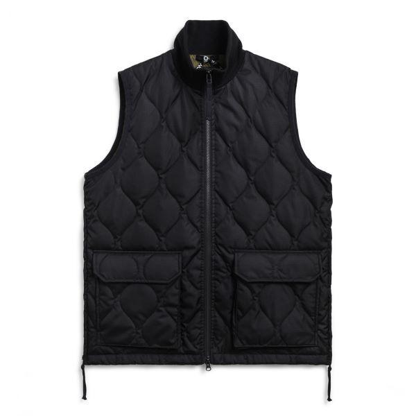 MEN'S MELROSE 【TAION/タイオン】ミリタリーハイネックWジップ ダウン