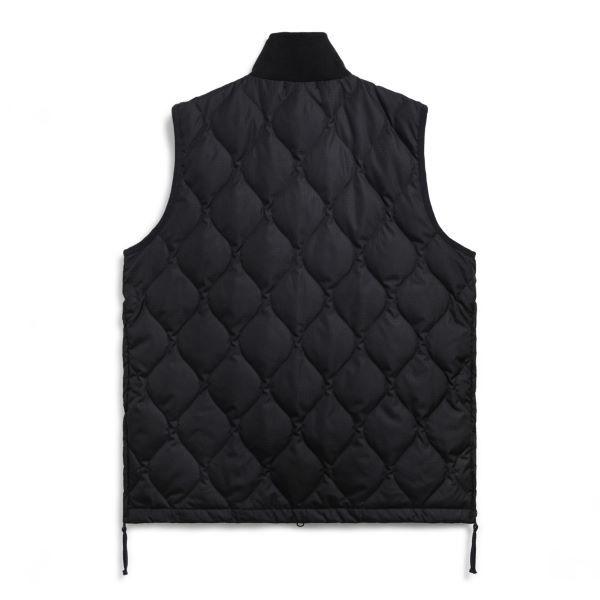 メンズメルローズ（MEN’S MELROSE）/【TAION/タイオン】ミリタリーハイネックWジップ ダウンベスト MEN'S MELROSE 【TAION/タイオン】ミリタリーハイネックWジップ ダウン